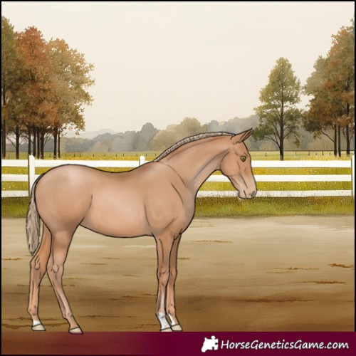 Horse Color:Chestnut Pearl 