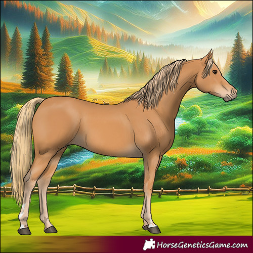 Horse Color:Chestnut Rabicano