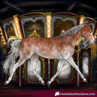 Horse Color:White Spotted Silver Bay Splash