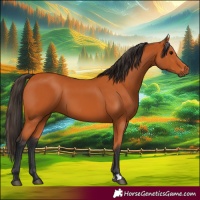 Horse Color:Bay 