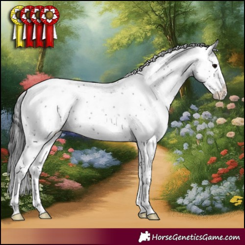 Horse Color:Black Sabino Rabicano 