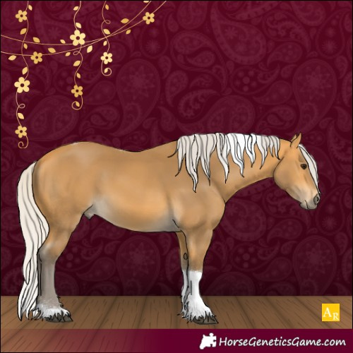 Horse Color:Silver Buckskin Tobiano 