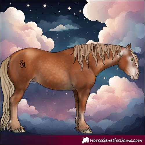 Horse Color:Gray Gold Champagne 