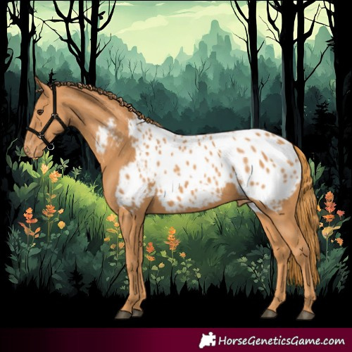 Horse Color:Chestnut Appaloosa