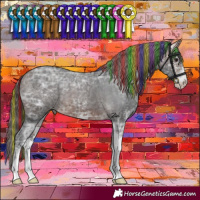 Horse Color:Painted Brown Ice Sabino Appaloosa