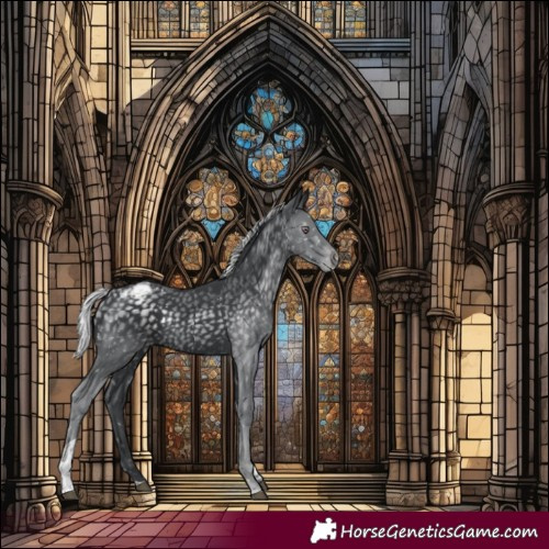 Horse Color:Silver Black Chinchilla Tobiano Appaloosa