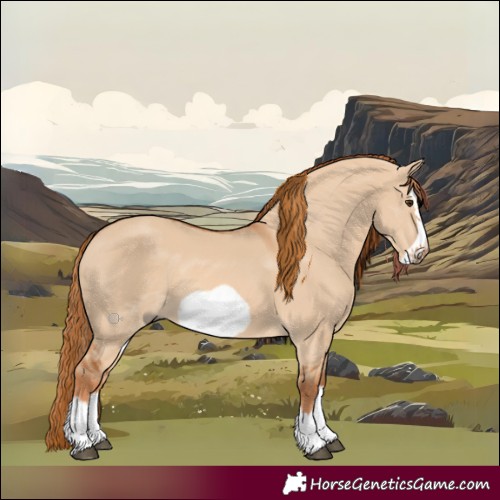 Horse Color:Red Dun Splash Frame 
