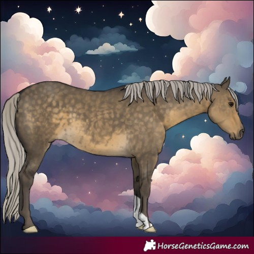 Horse Color:Silver Smoky Grullo 