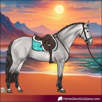 Horse Color:Platinum Buckskin Dun 