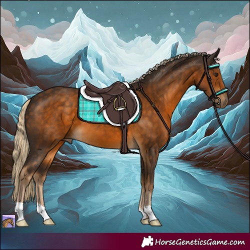 Horse Color:Chocolate Palomino 