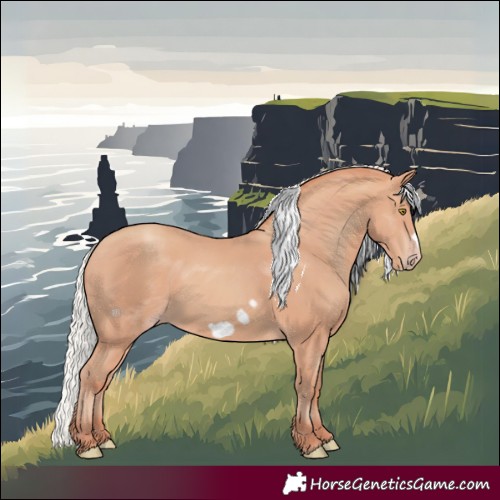 Horse Color:Silver Amber Champagne Frame 