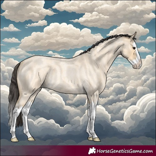 Horse Color:Buckskin Roan Splash 