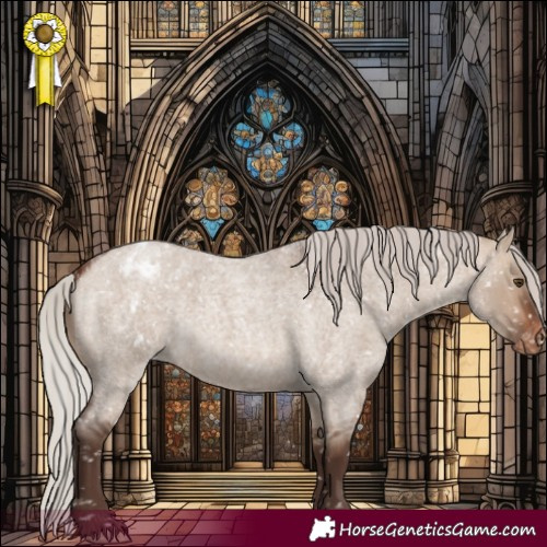 Horse Color:Silver Brown Roan Dun Snowflake Varnish 