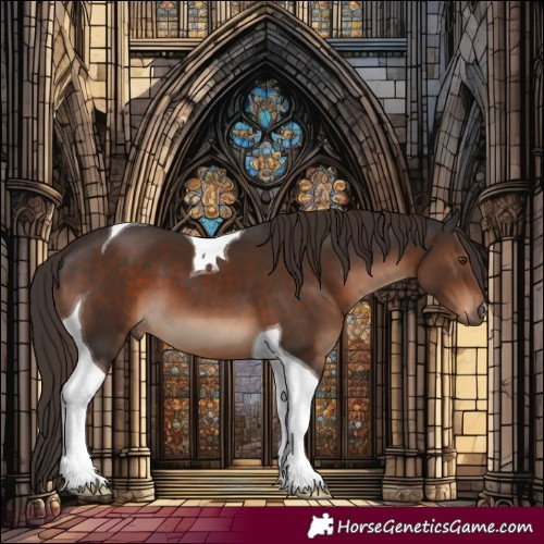 Horse Color:Liver Chestnut Tobiano