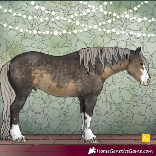 Horse Color:Silver Smoky Black 
