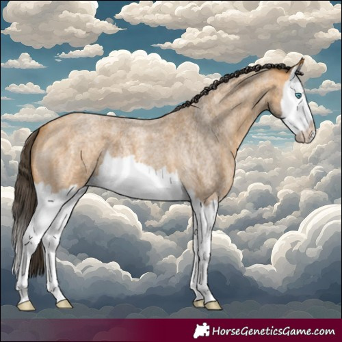 Horse Color:Buckskin Roan Splash 
