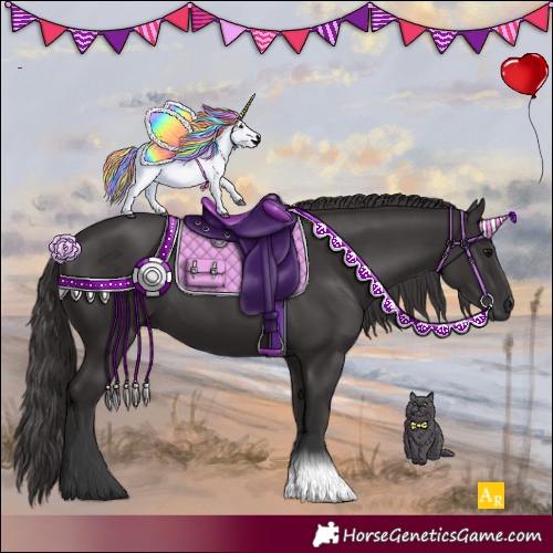 Horse Color:Smoky Black 