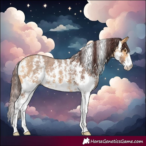 Horse Color:Chocolate Buckskin Sabino 