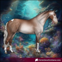 Horse Color:Gray Silver Black Pearl Tobiano