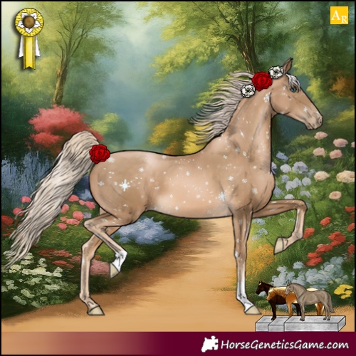 Horse Color:Chocolate Palomino Pearl 