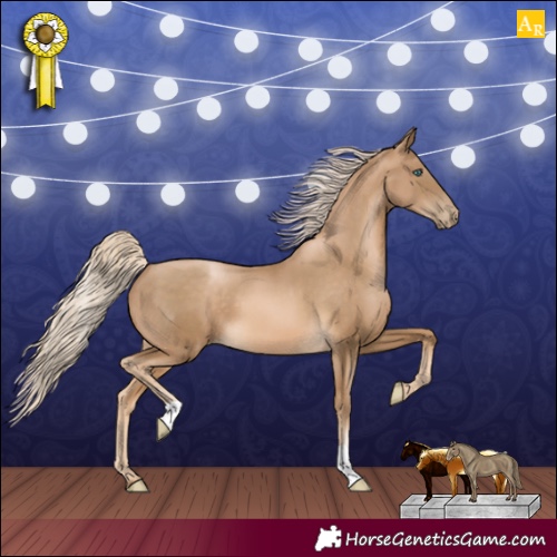 Horse Color:Chocolate Palomino Pearl 