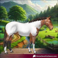 Horse Color:Bay Tobiano Appaloosa 