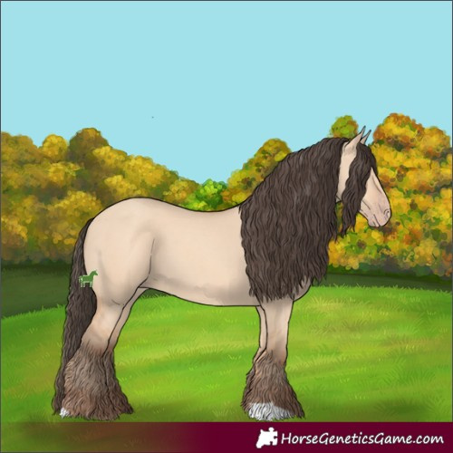 Horse Color:Amber Champagne Dun