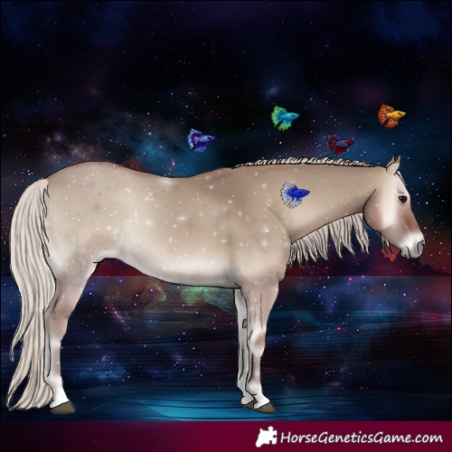 Horse Color:Silver Grullo Onyx