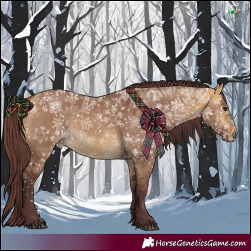 Horse Color:Chocolate Buckskin Dun 