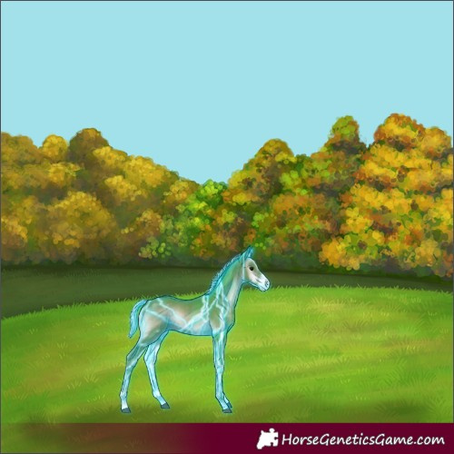 Horse Color:Thunderstruck Watercolor Silver Bay Onyx Sabino 