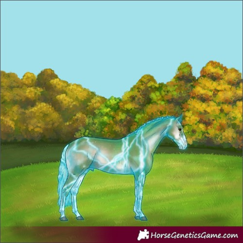 Horse Color:Thunderstruck Watercolor Silver Bay Onyx Sabino 