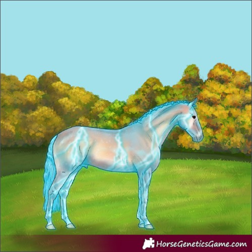 Horse Color:Thunderstruck Watercolor Bay Onyx 