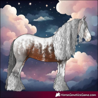 Horse Color:Powder White Brown 