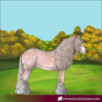 Horse Color:Watercolor Chocolate Silver Brown Ice Onyx Mushroom Sabino 