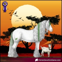 Horse Color:Watercolor Brown Ice Onyx Mushroom Sabino 