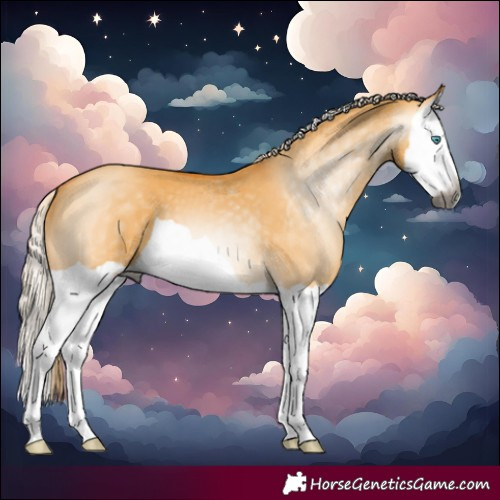 Horse Color:Gray Palomino Dun Splash 