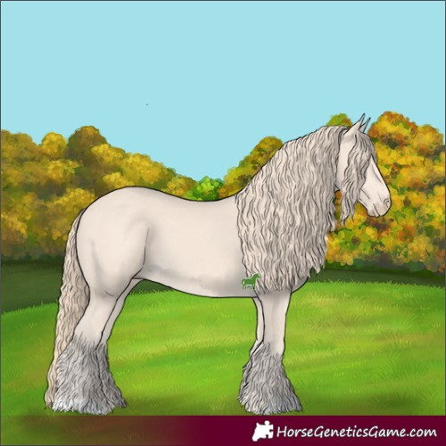 Horse Color:Perlino 