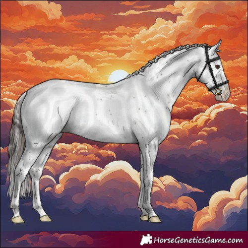 Horse Color:Liver Chestnut Sabino Appaloosa Rabicano 