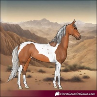 Horse Color:Silver Bay Tobiano 