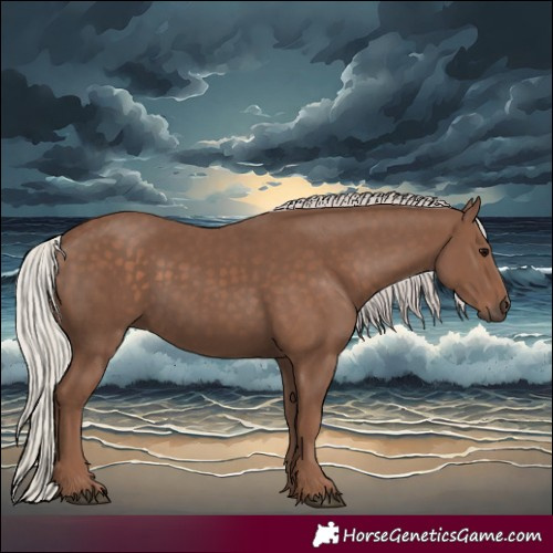 Horse Color:Silver Black 