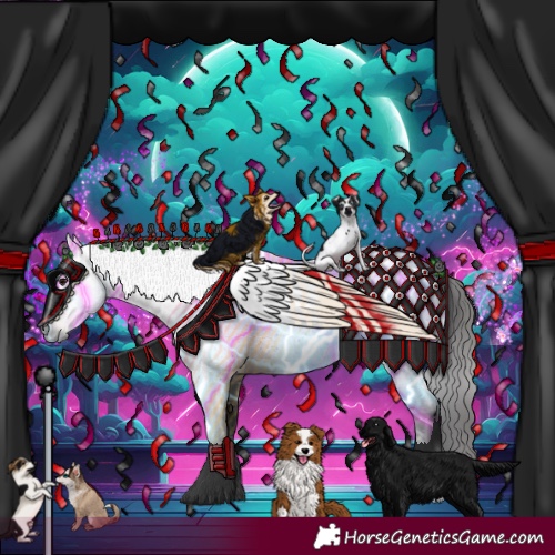 Horse Color:Gray Bay
