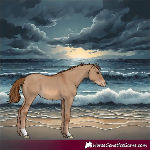 Horse Color:Red Dun Appaloosa Rabicano 