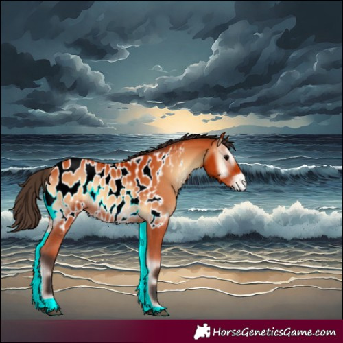 Horse Color:Bay Onyx Appaloosa 