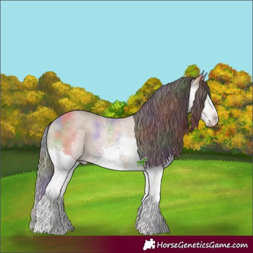 Horse Color:Nacre Amber Champagne Splash 