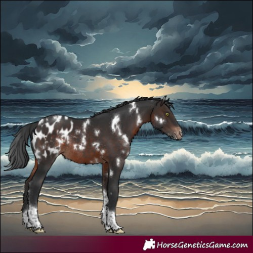 Horse Color:White Spotted Brown Tobiano Appaloosa Rabicano 