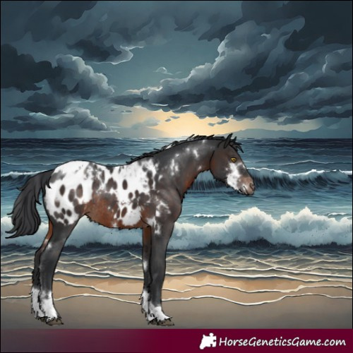 Horse Color:White Spotted Brown Tobiano Appaloosa Rabicano 
