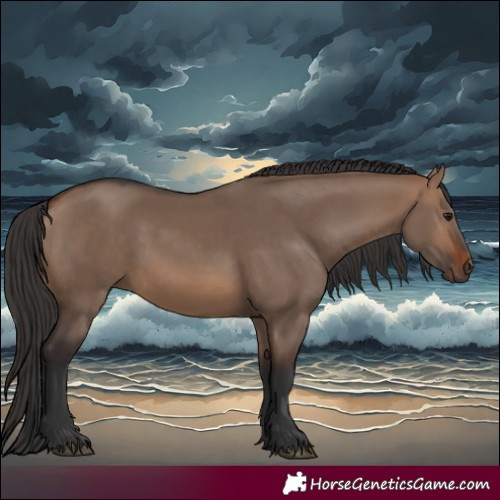 Horse Color:Brown Dun 
