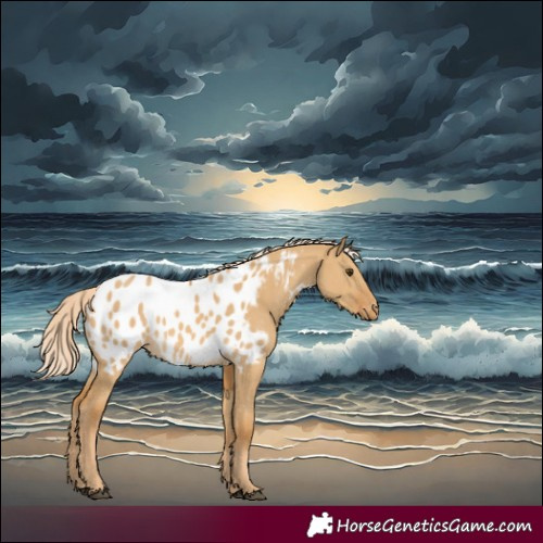 Horse Color:Palomino Dun Appaloosa