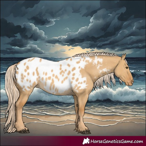 Horse Color:Palomino Dun Appaloosa