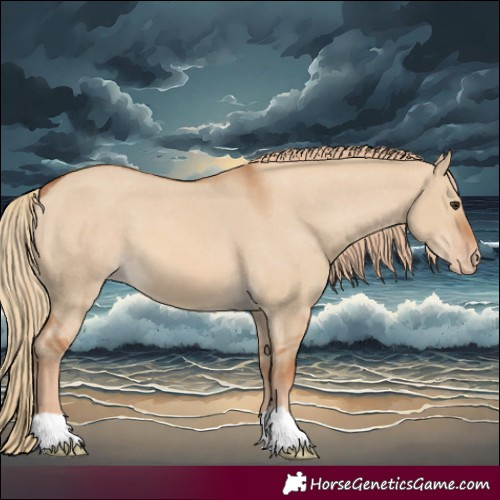 Horse Color:Red Dun Varnish 